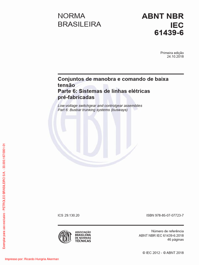 Sistemas de Linhas Elétricas Pré-fabricadas | PDF | Eletricidade ...