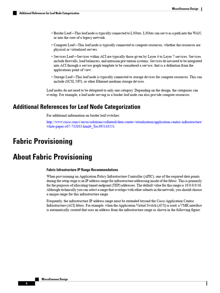 Aci Best Practices | PDF | Computer Network | Node (Networking)