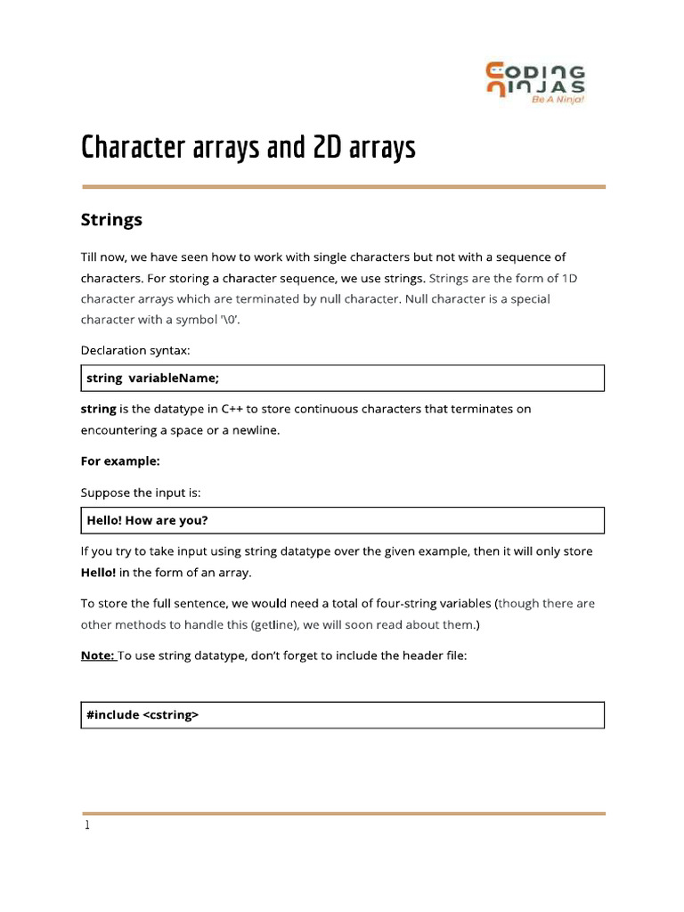 Arrays 2d | PDF