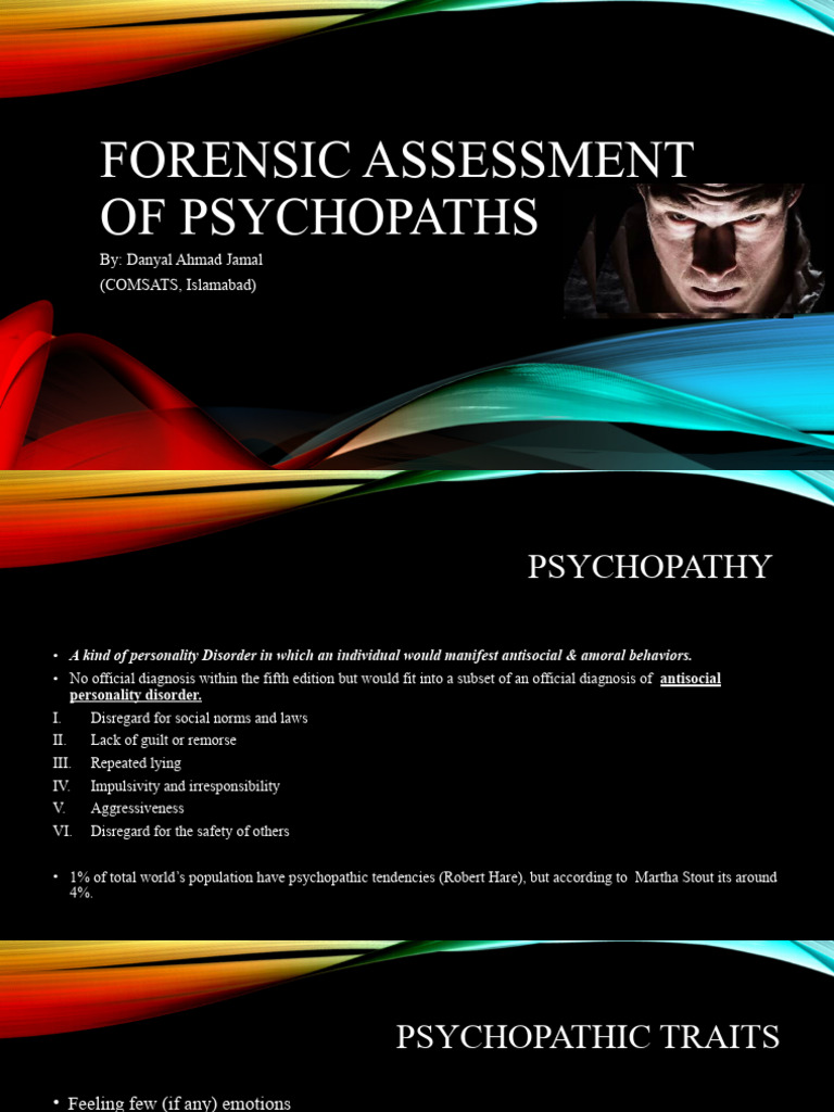 Psychopaths & Forensic Assesment | PDF | Psychopathy | Dark Triad