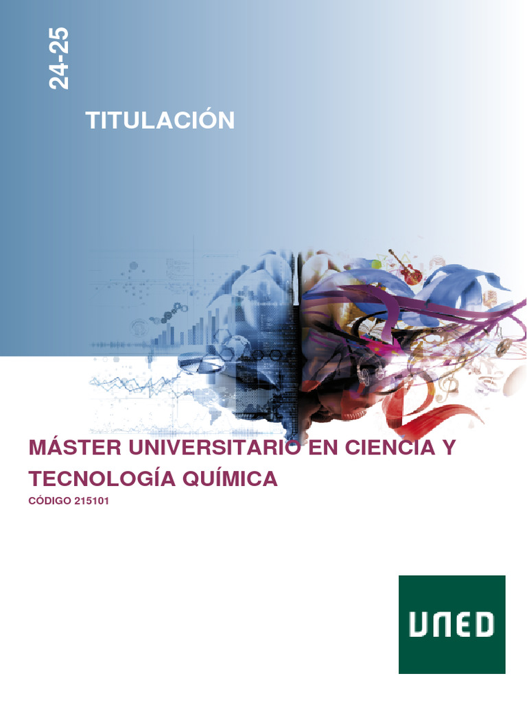 Master Universitario en Ciencia y Tecnología Química | PDF | Maestros ...