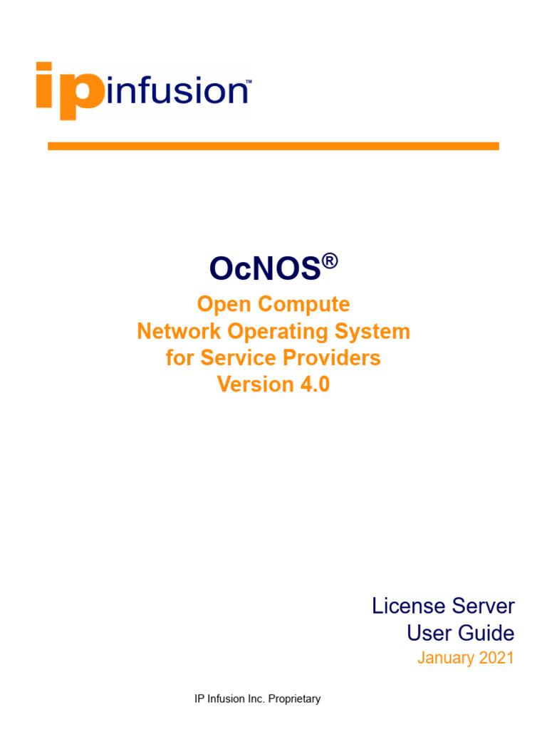 OcNOS License Server User Guide | PDF | Java (Software Platform ...