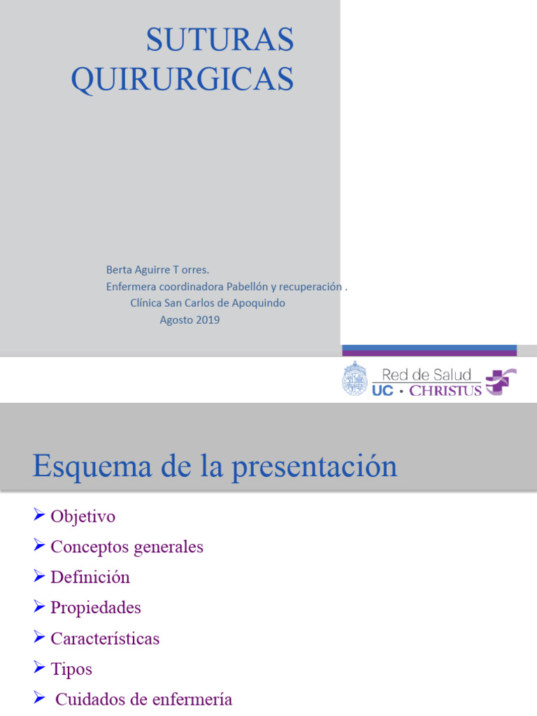 Suturas Quirurgicas 1 Pdf Sutura Quirúrgica