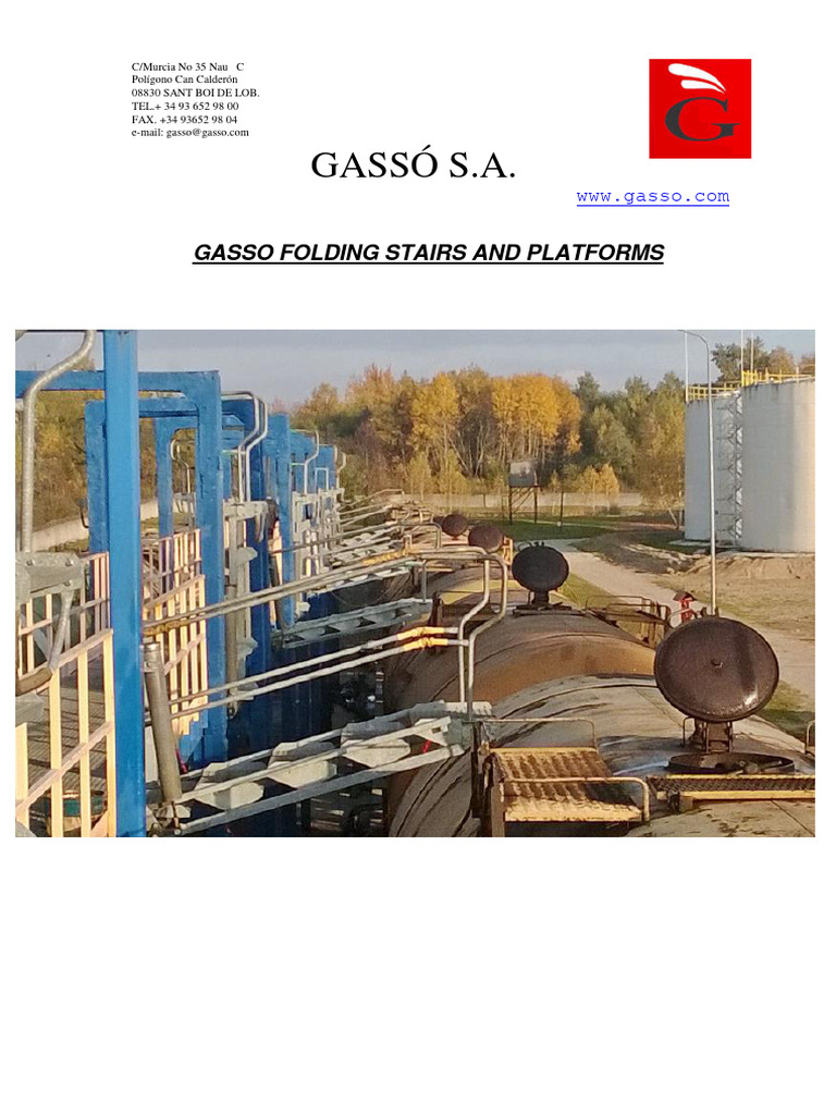 Gasso Folding Stairs and Platforms | PDF | Business