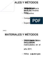 Materiales y Métodos