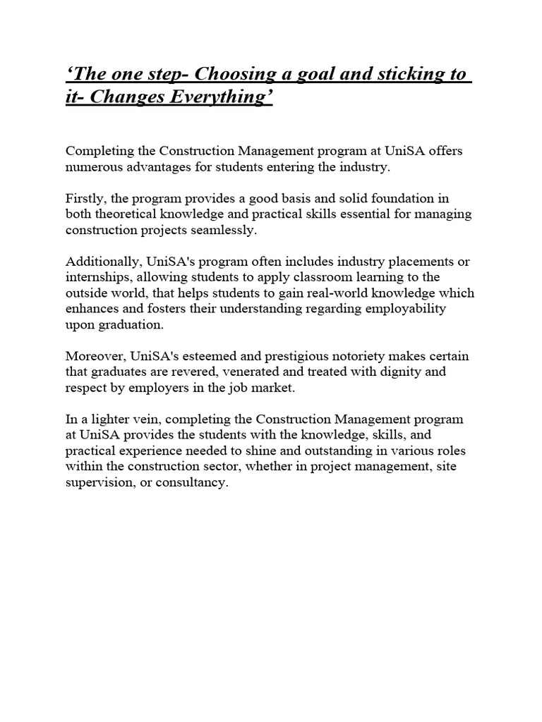 How Completing The Program Will Benefit You | PDF