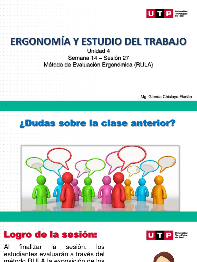 S14 - Método de Evaluación Ergonómica RULA | PDF | Factores humanos y ...