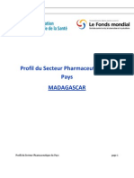 Profil du Secteur Pharmaceutique de Pays - MADAGASCAR (OMS/Global Fund - 2011)
