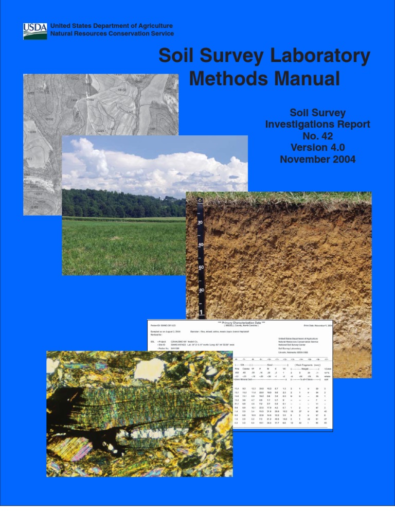 Soil Survey Laboratory Methods Manual | PDF | Salt (Chemistry) | Ph