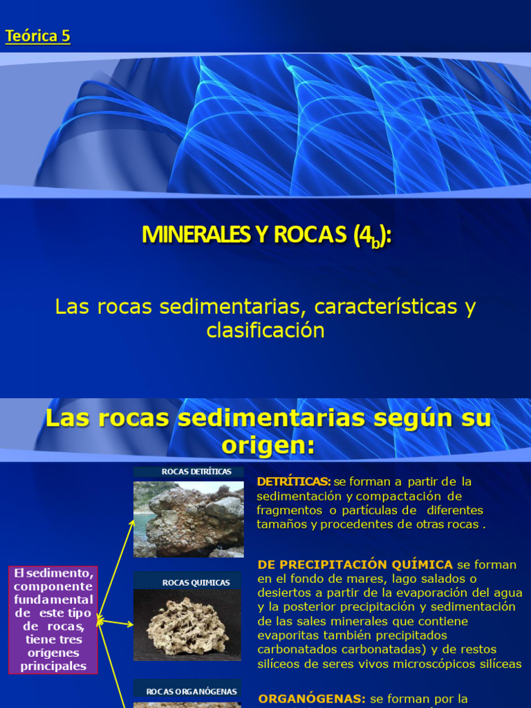 TEÓRICA-5-1C-2024-Rocas Sedimentarias-2da Parte | PDF | Roca clástica ...