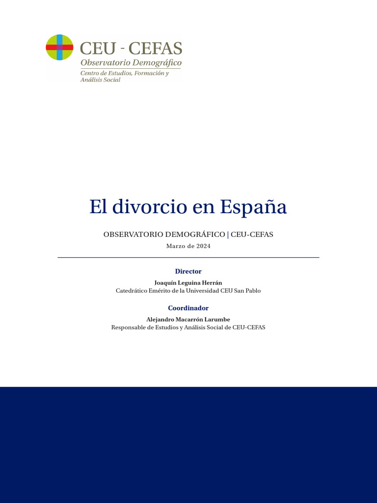 Divorcios en España: Impacto y Estadísticas | PDF | Divorcio | Matrimonio