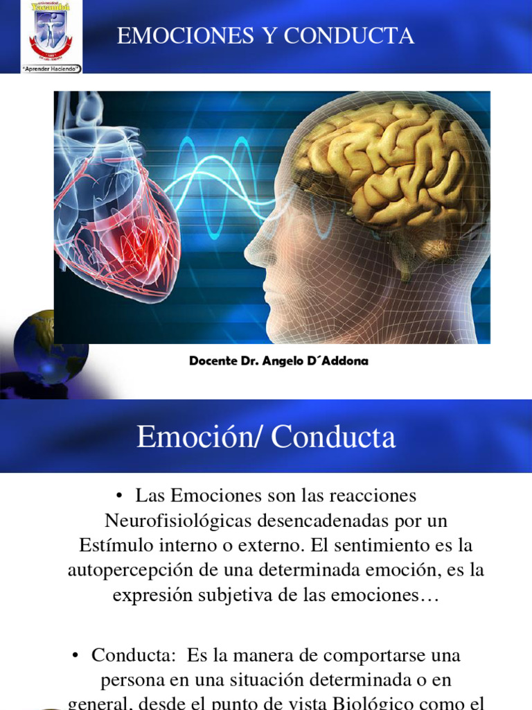 Emociones y Conducta-1 | PDF | Las emociones | Hipotálamo