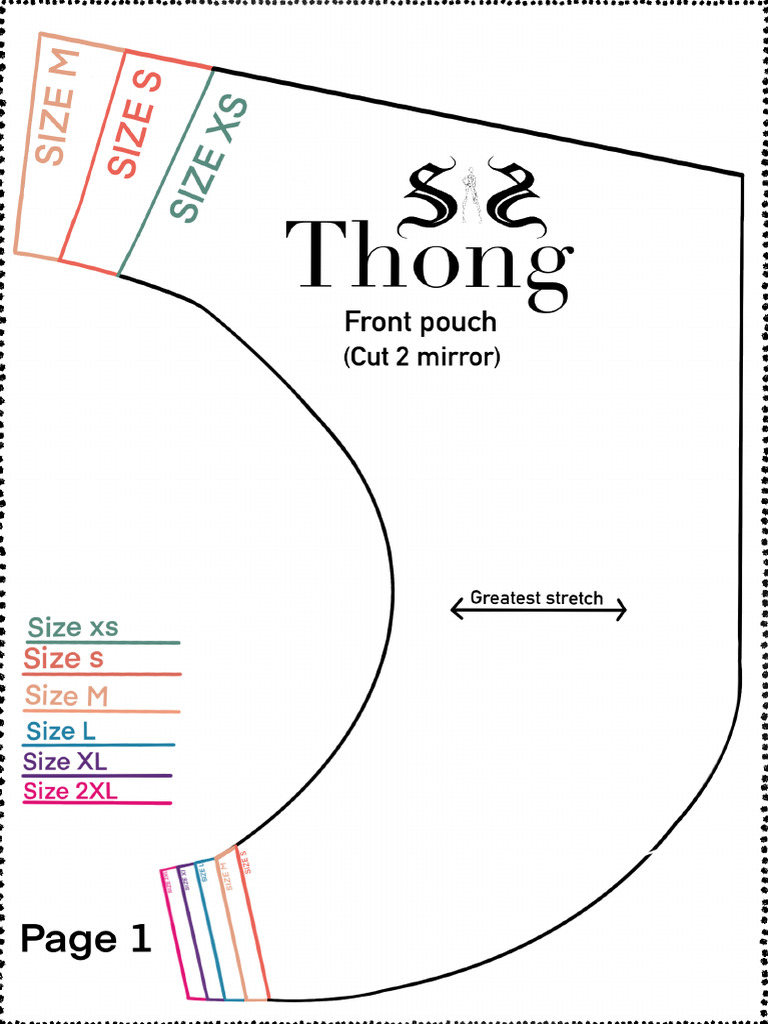 Thong Pattern PDF