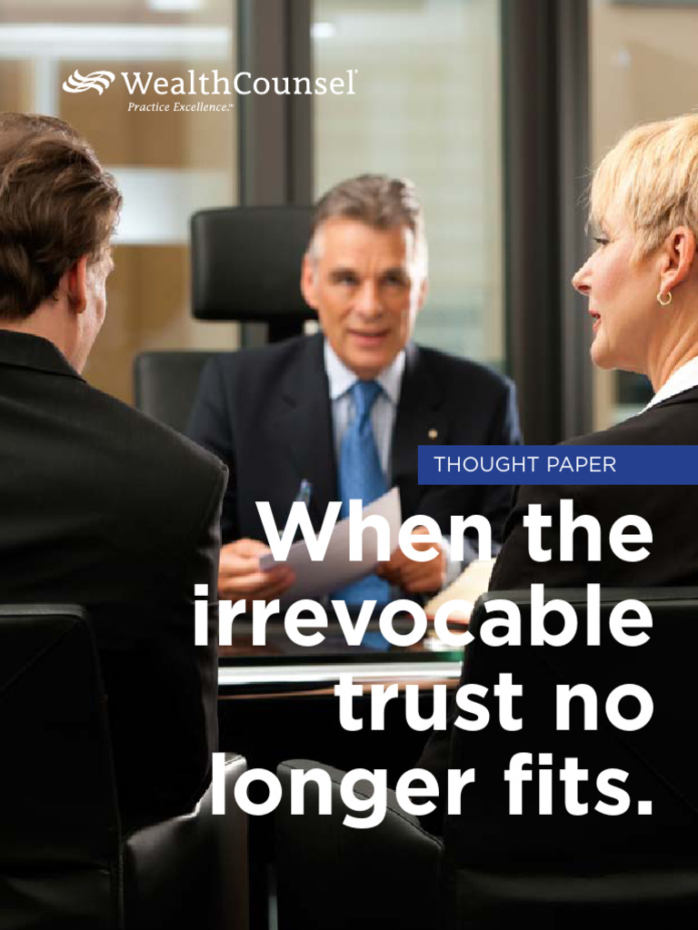 Curated visual reference: Irrevocable Trusts Adapting Strategies Pdf Trustee Photo Inspiration