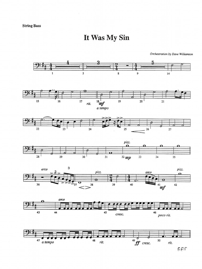 It Was May Sin - Instrum | PDF
