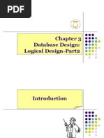 Database Design: Logical Design-Part2