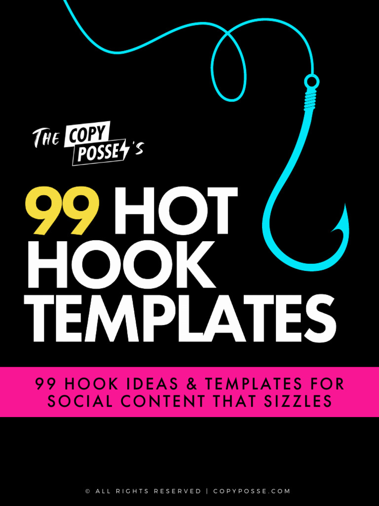 99 Engaging Hook Templates for Social Media | PDF | Career & Growth ...