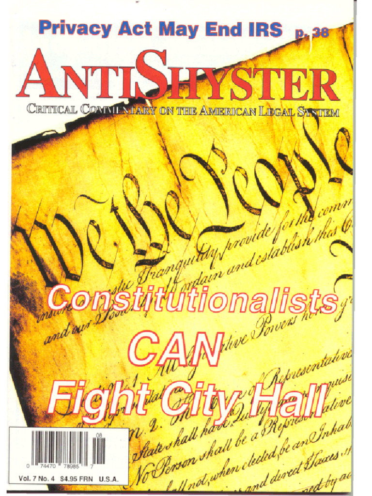 Anti Shyster Al Adask Work | PDF | United States Congress | American ...