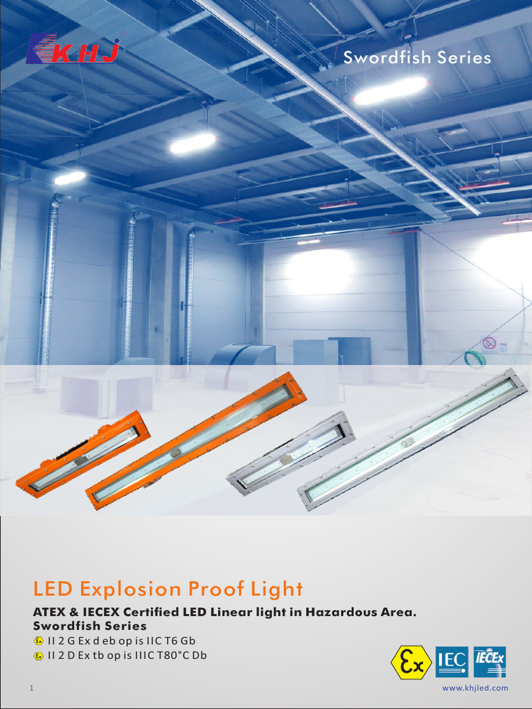 ATEX Certified LED Linear Light | PDF | Electromagnetism | Manufactured ...