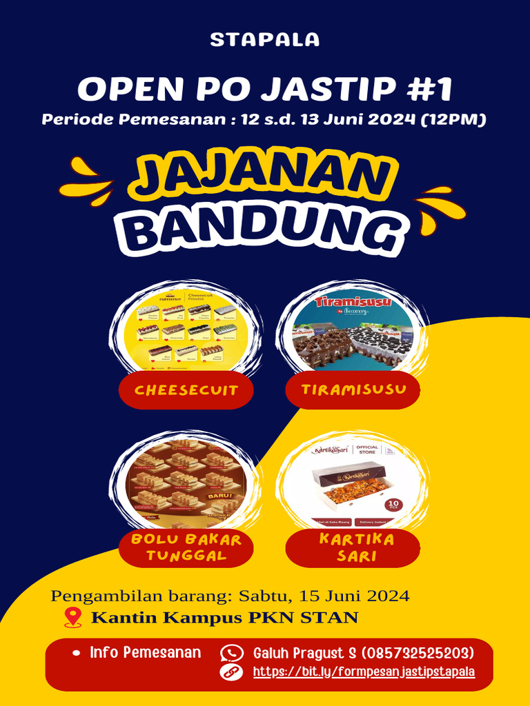 Merah Dan Kuning Ilustrasi Sederhana Promosi Makanan Camilan Banner ...