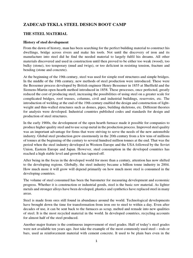 Boot Camp Notes2 - by Prof. Jackson Mwakali | PDF | Steel | Deformation ...
