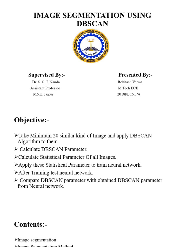 Image Segmentation Using K-Mean and DBSCAN | PDF | Cluster Analysis ...
