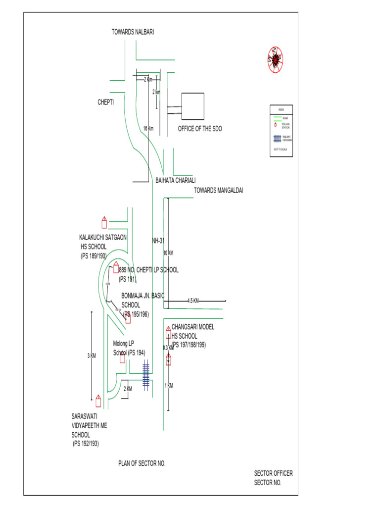 School Locations and Distances Map | PDF