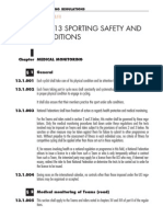 Part 13 Sporting Safety and Conditions