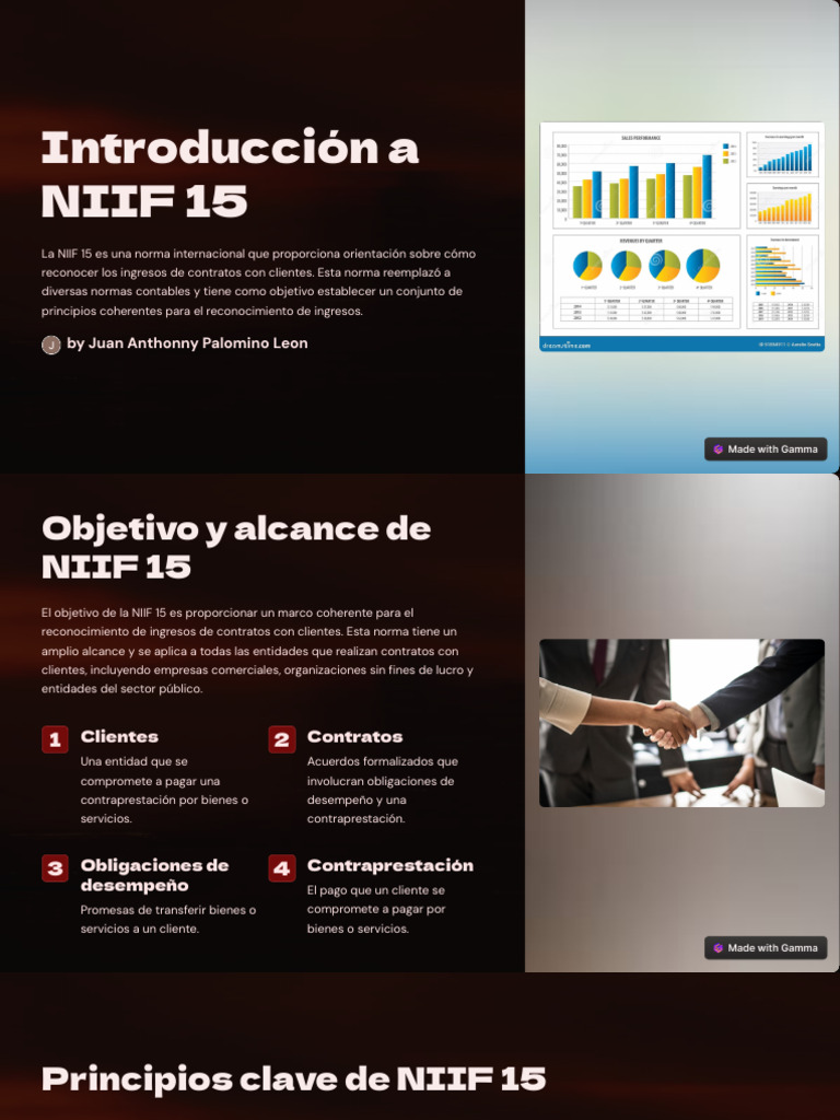 Introduccion A NIIF 15 | PDF | normas internacionales de INFORMACION ...