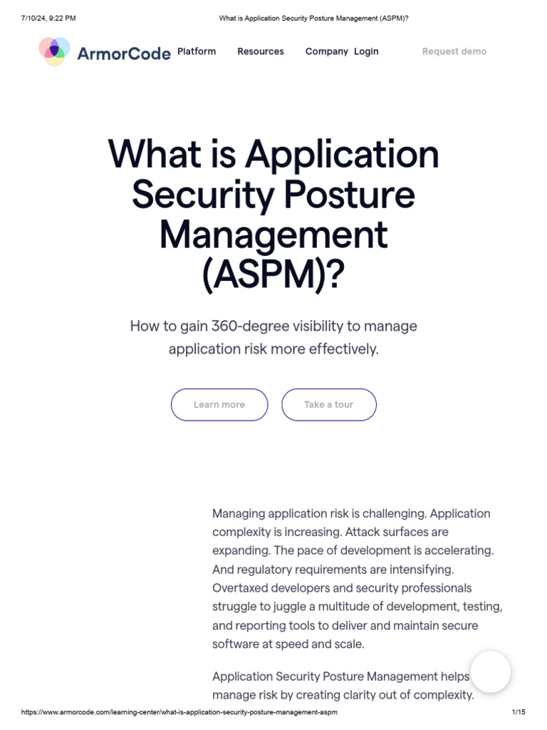 Understanding Application Security Posture Management | PDF ...