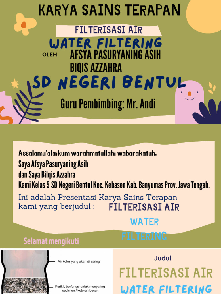 Manfaat Filterisasi Air untuk Kesehatan | PDF | Sains & Matematika