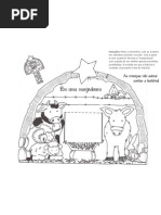 Atividade para o Natal - Historinha  "Em uma manjedoura" - Cenário