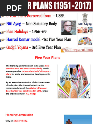Five Year Plan