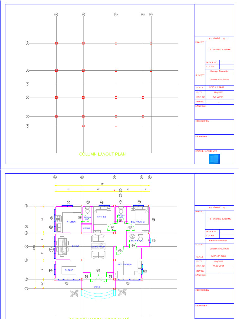 Column Layout and Floor Plans | PDF | Queensland Heritage Register ...