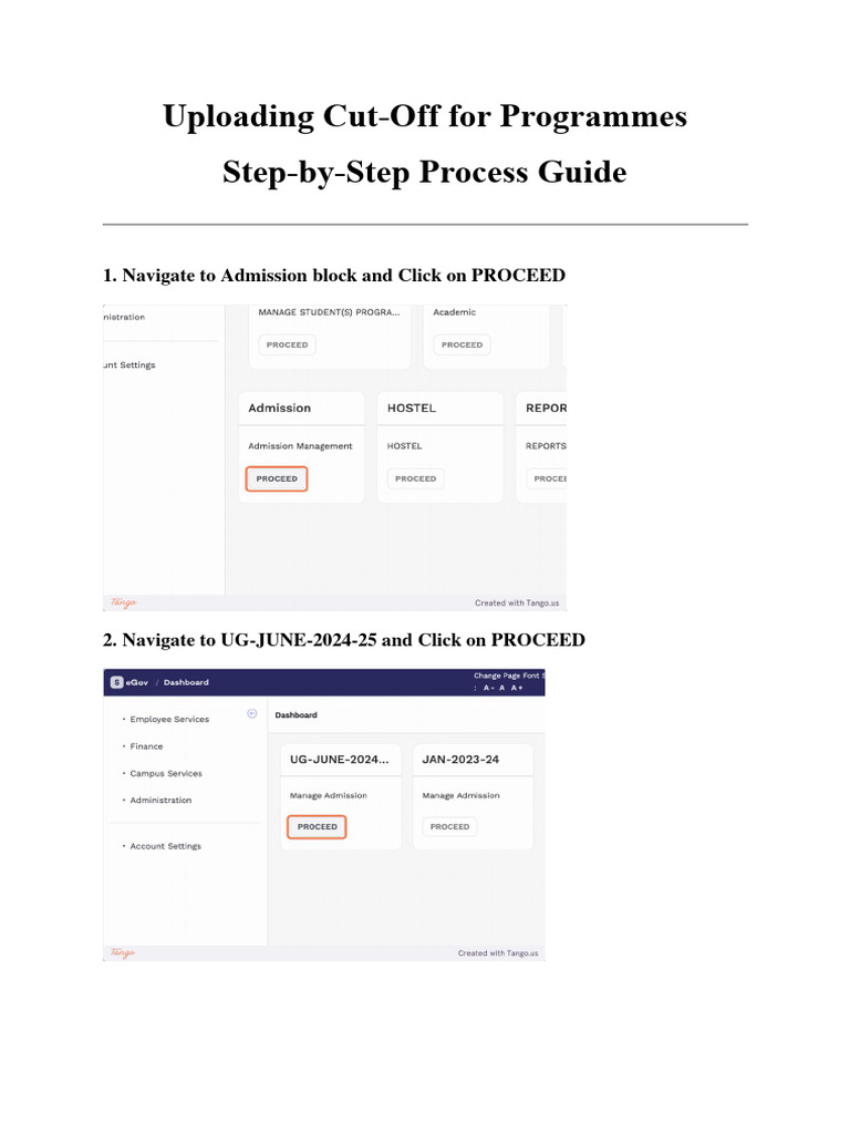 Uploading Cut-Off | PDF