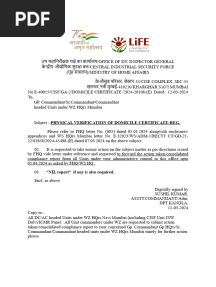 SSC Fake Document Candidate List