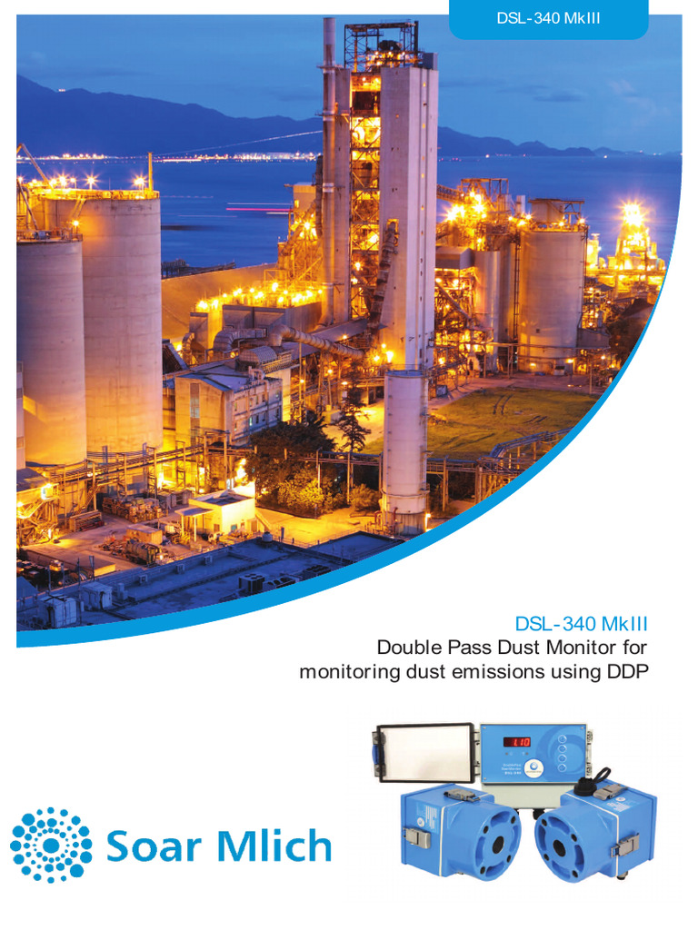 DSL-340 MkIII Dust Emission Monitor | PDF | Dust | Particulates
