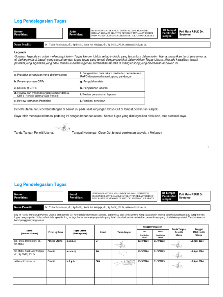 Army Key Log Document