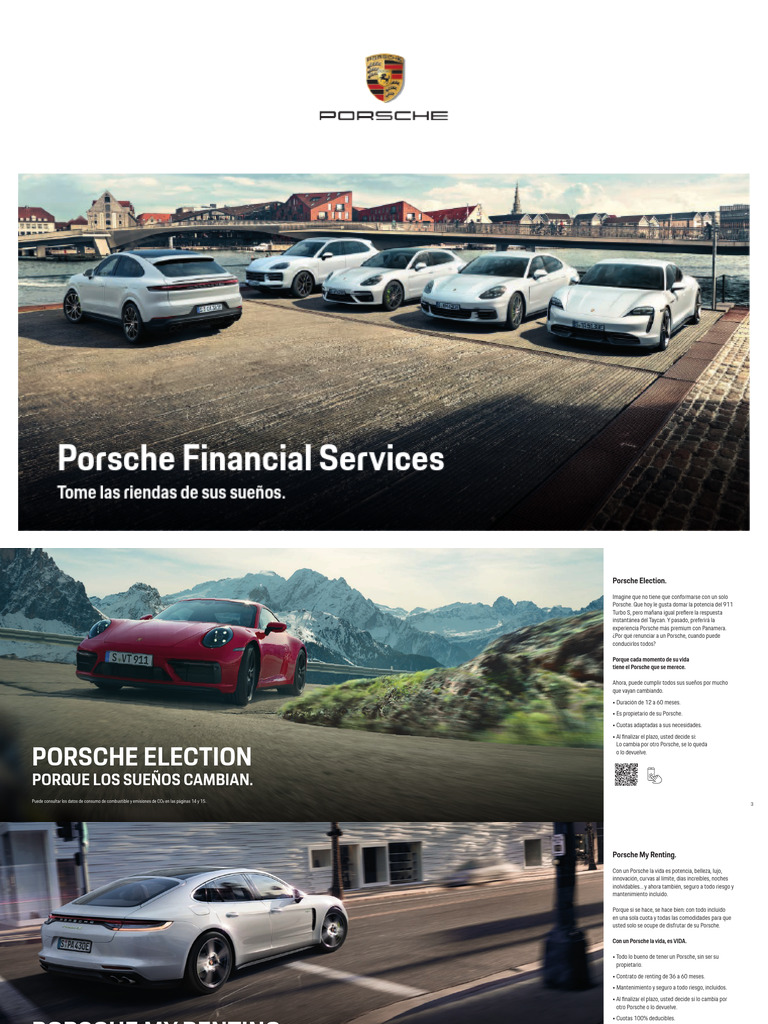Catálogo Porsche Financial Services | PDF | Transporte | Vehículo de motor