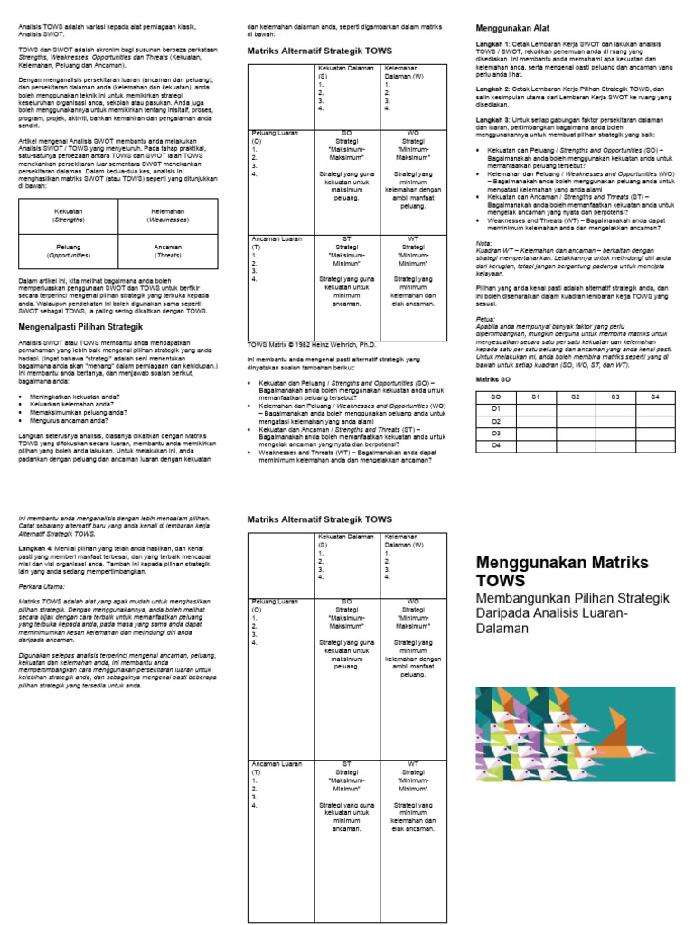 PS79 TOWS Matrix | PDF | Komputer