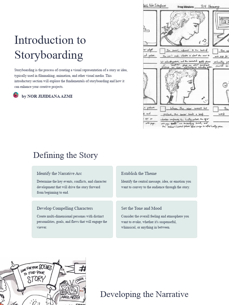 Introduction To Storyboarding Pdf Narrative