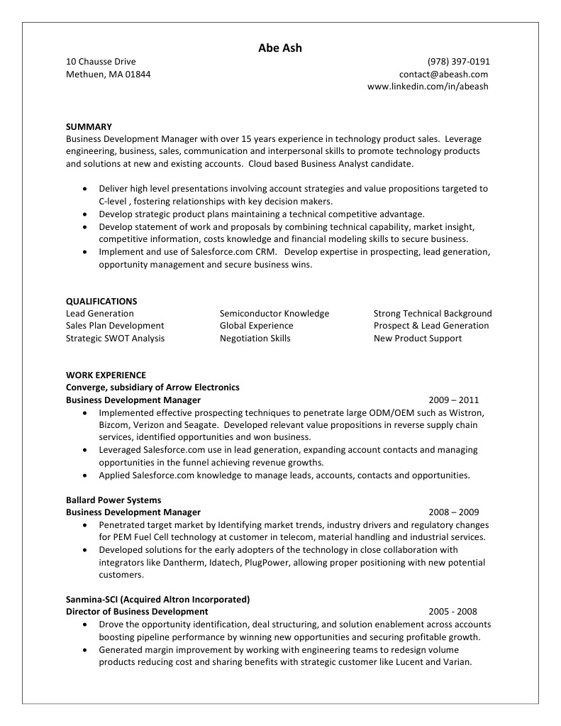 Abe Ash Resume | PDF