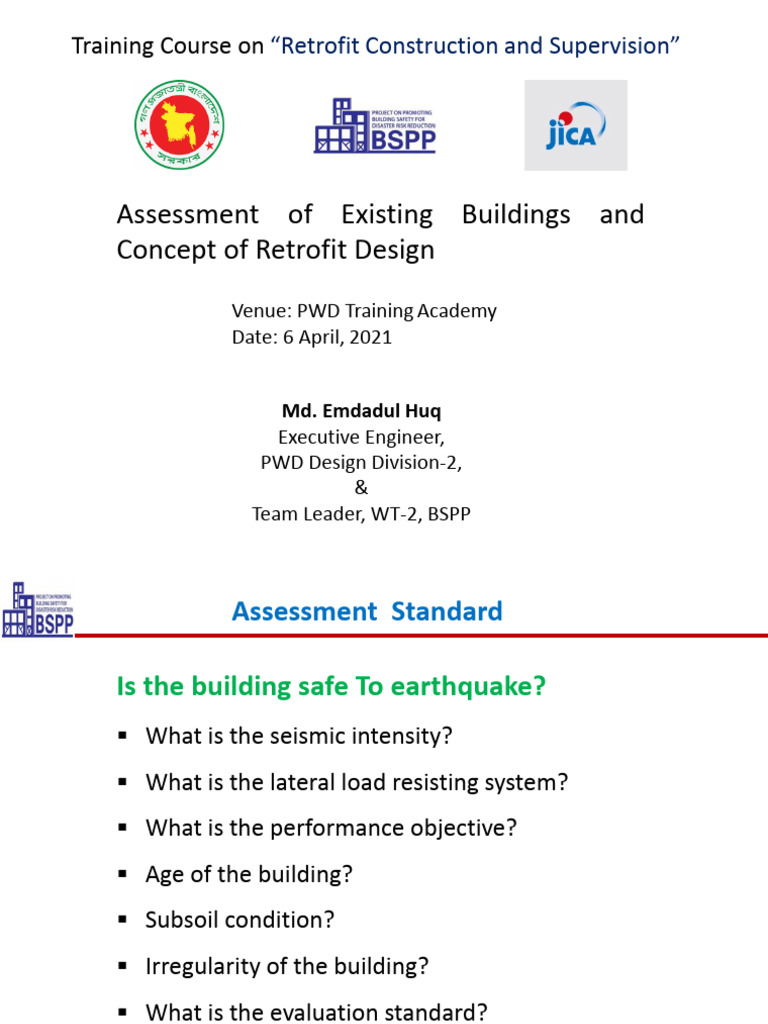 Seismic Retrofit & Assessment Guide | PDF | Strength Of M…