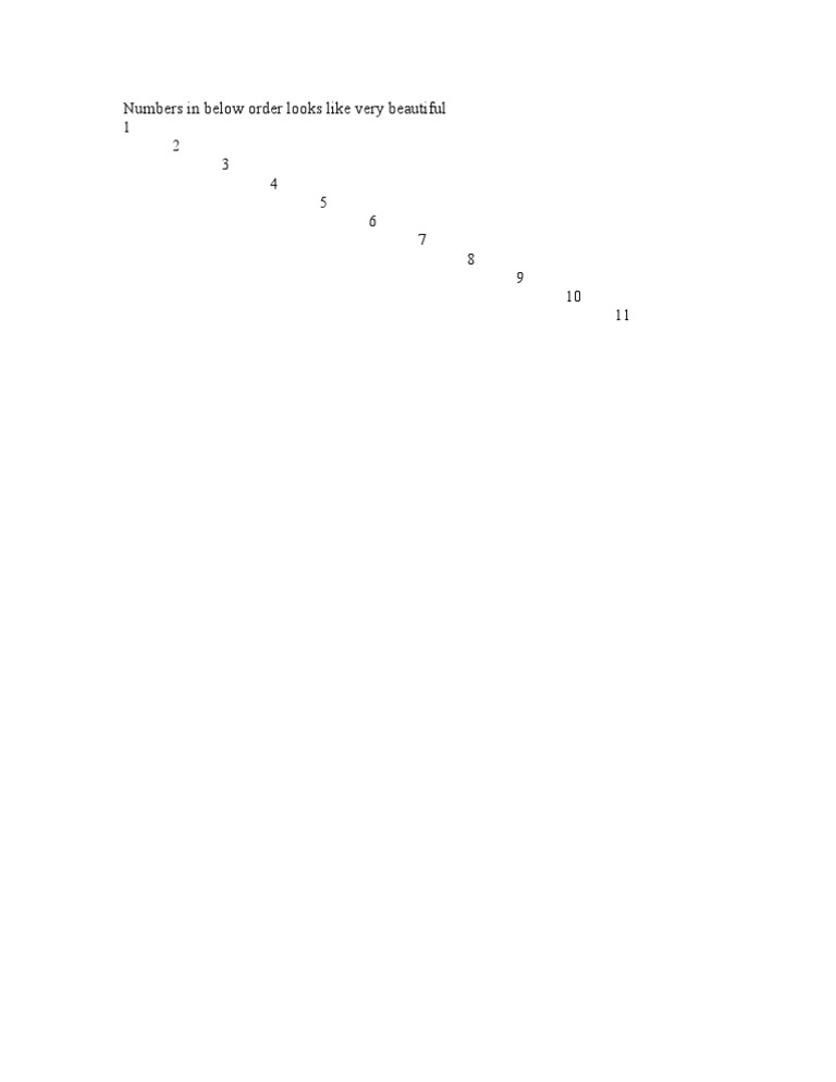 Numbers | PDF