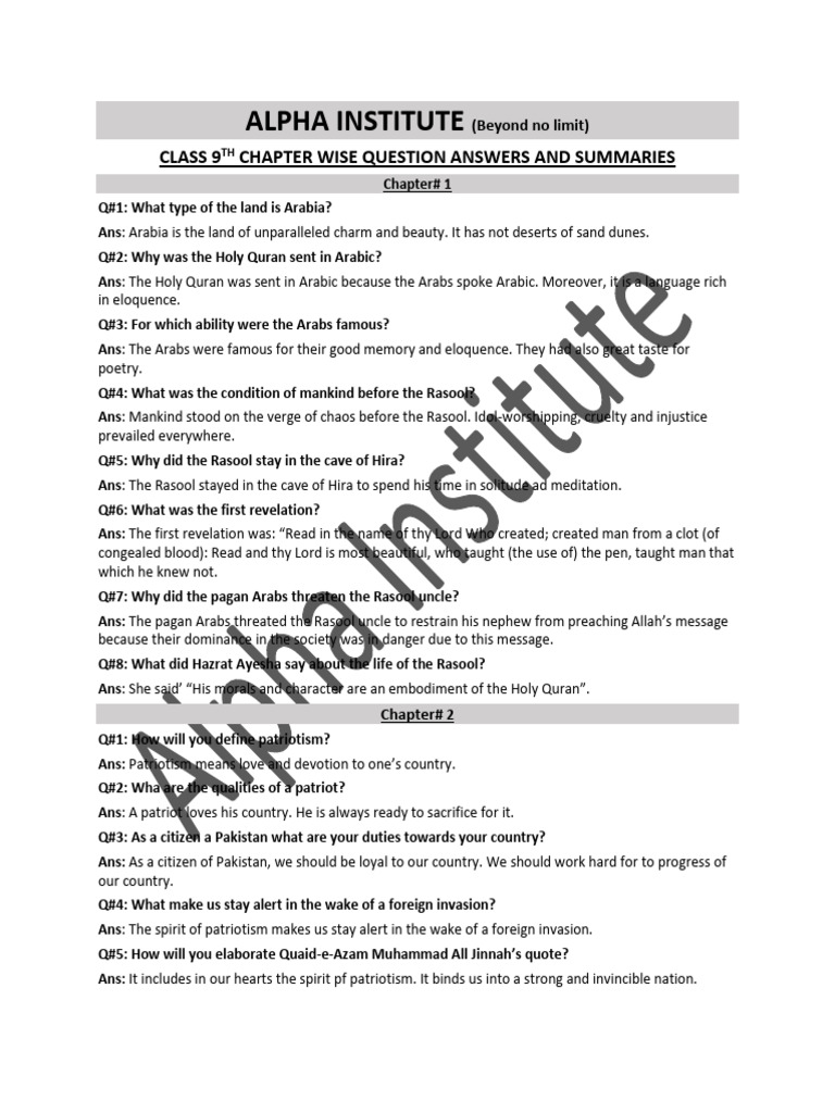 9th Class English Full Book Questions And Summaries Pdf Drug