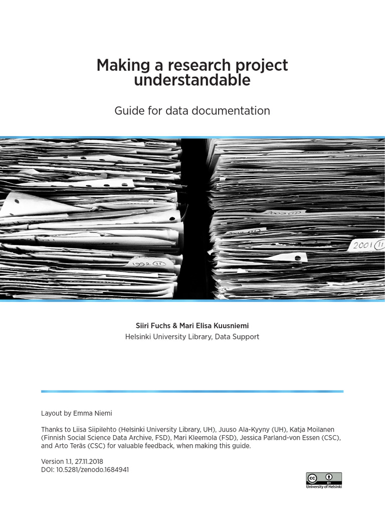 Format For Making A Research