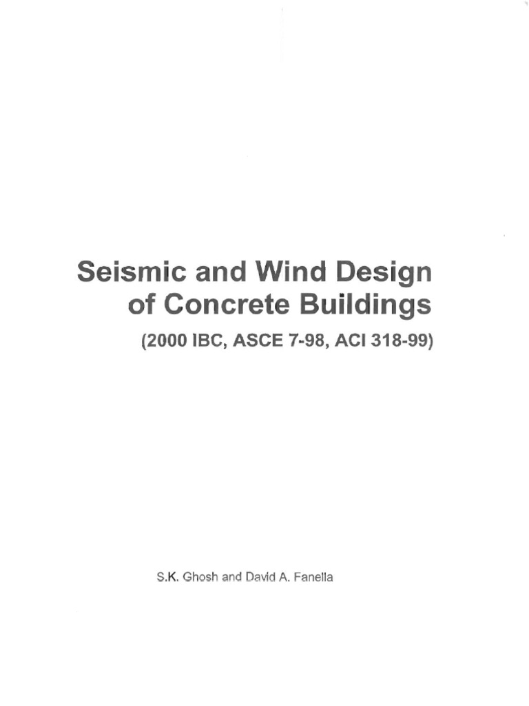 Seismic and Wind Design of Concrete Buildings | PDF | Normal Mode ...