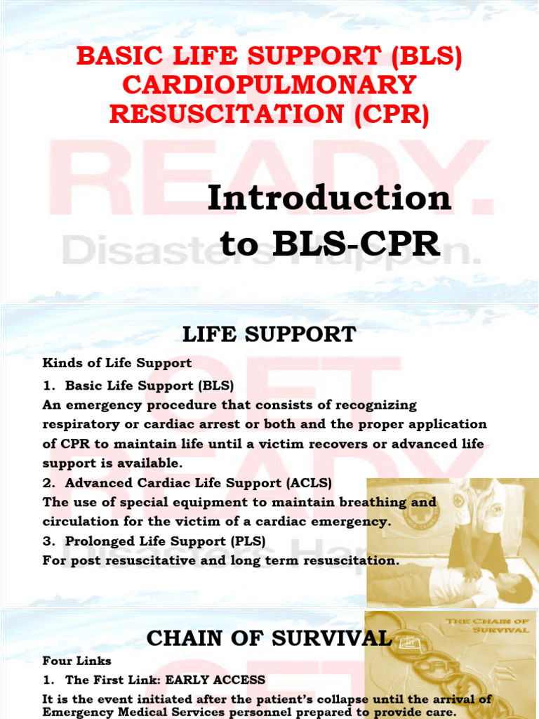 Module 12 Introduction To BLS-CPR | PDF | Cardiac Arrest ...