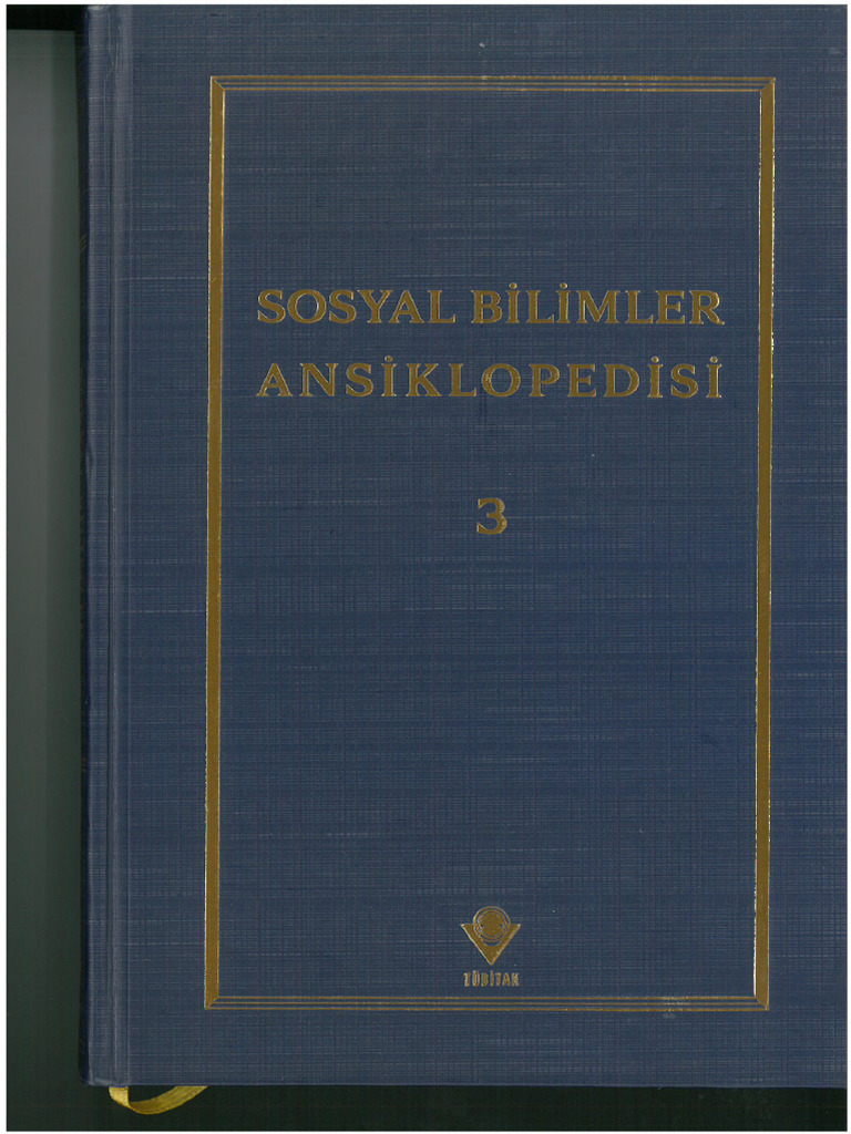 TUBITAK Sosyal Bilimler Ansiklopedisi | PDF