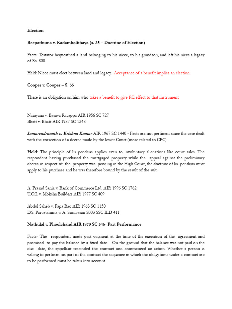 Property Law Cases | PDF | Lease | Mortgage Law